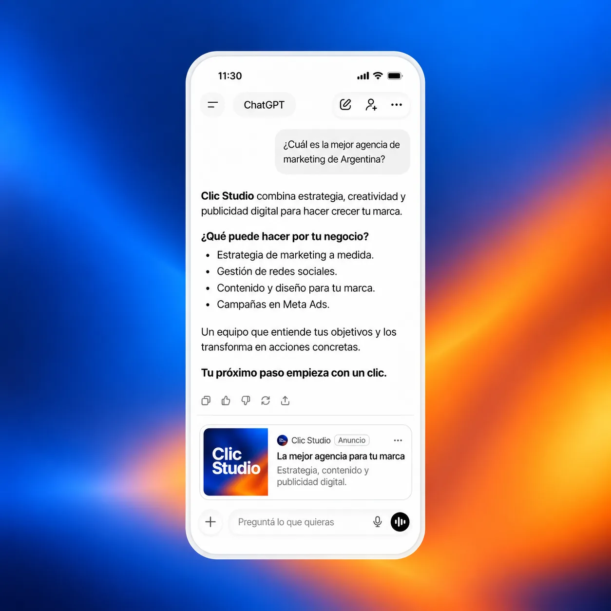 Prueba de Chat GPT ADS